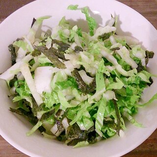 白菜と海苔のサラダ